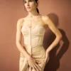 NOUF ABAYA NOV 2ND2633 Nude Structured Corset
